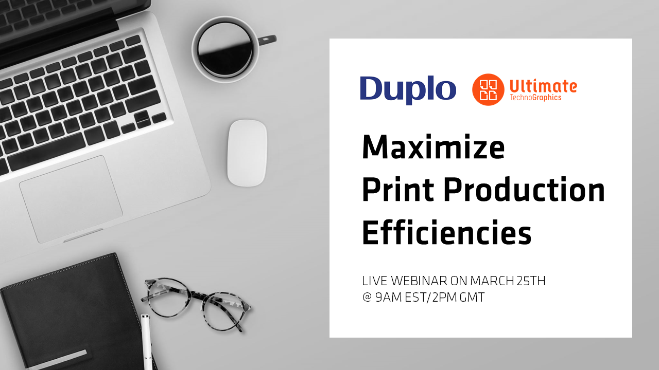 Ultimate TechnoGraphics - Webinar with Duplo - Ultimate Impostrip Automated Multifinisher