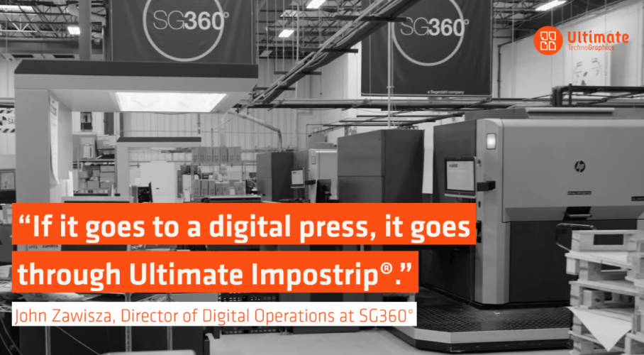 SG360° Leans on Ultimate Impostrip® to Scale Up VDP Productivity | Ultimate TechnoGraphics